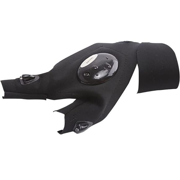 LED Flashlight Gloves Hand Free Finger Lights Gloves Runner Light - Picture 6 of 7